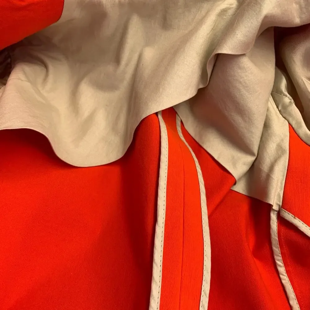 ACNE STUDIOS SS14 Size 40 Noel Orange Cotton Blend Single Button Sport Coat